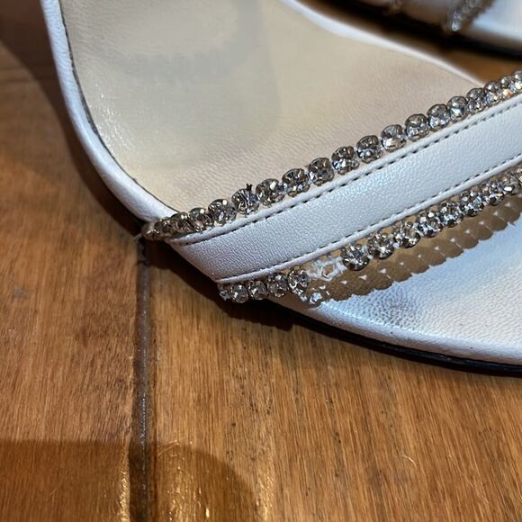 Jimmy Choo rhinestones heeled sandals - Picture 5 of 14